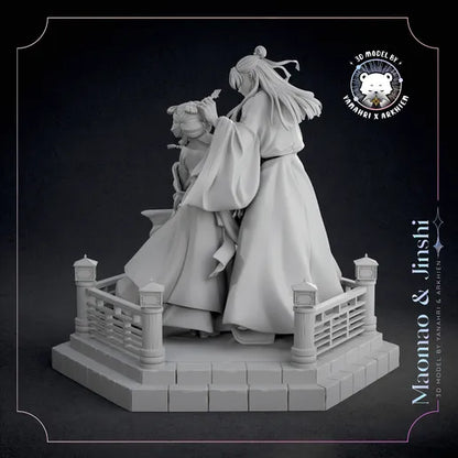 Jinshi & Maomao Diorama - The Apothecary Diaries / Kusuriya no Hitorigoto - 1:8 Scale Figures