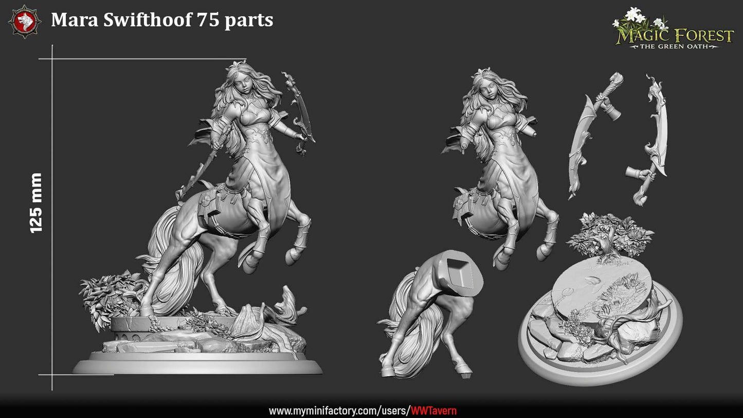 Centaur Warrior – Centaur Fighter – Magic Forest The Green Oath – Miniature