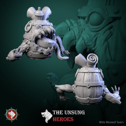 mimic monsters Barrel Mimic Miniature – D&D Monster – Dungeon Master Minis