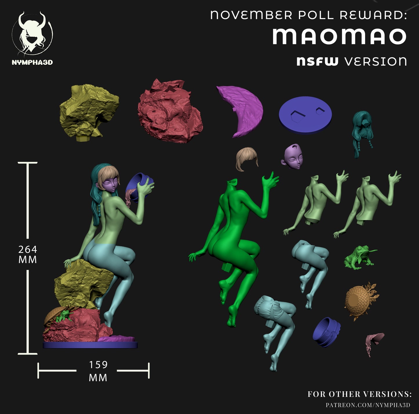 Maomao - The Apothecary Diaries / Kusuriya no Hitorigoto  (SFW/NSFW 18+ Only) - 1:6 Scale Figure & Bust