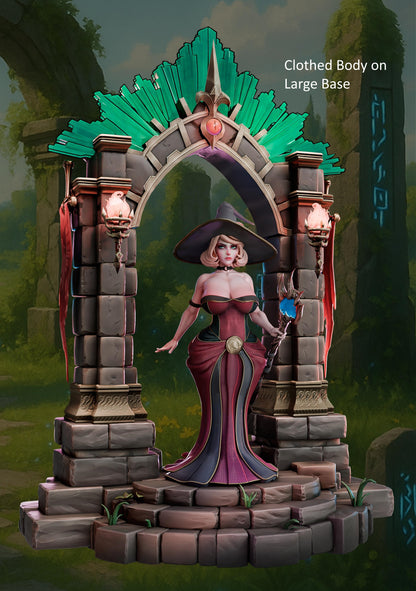Wanda Moonfire (SFW/NSFW 18+ Only) - Witch Miniature