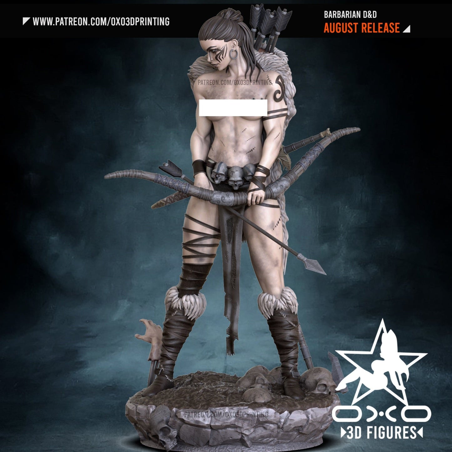 The Barbarian - Honor Among Thieves - (SFW/NSFW 18+) 1:12 Scale