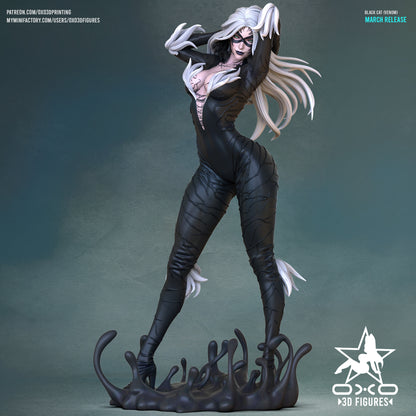 Black Cat - Marvel (SFW/NSFW 18+ Only) - 1:10 Scale Dungeon Master Minis Black Cat - Marvel (SFW/NSFW 18+ Only) - 1:10 Scale Dungeon Master Minis
