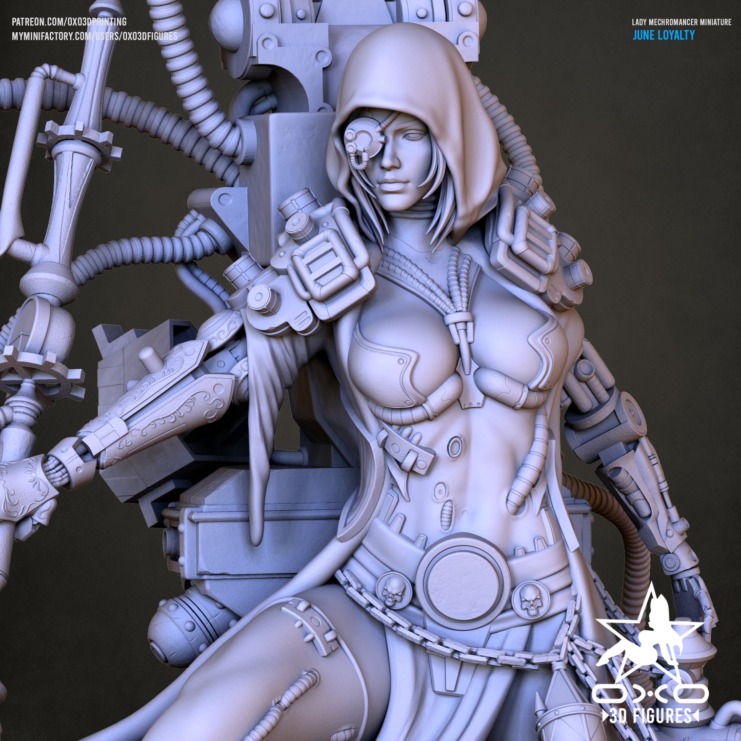 Lady Mecromancer - Lovemace - (SFW/NSFW 18+) 1:10 Scale