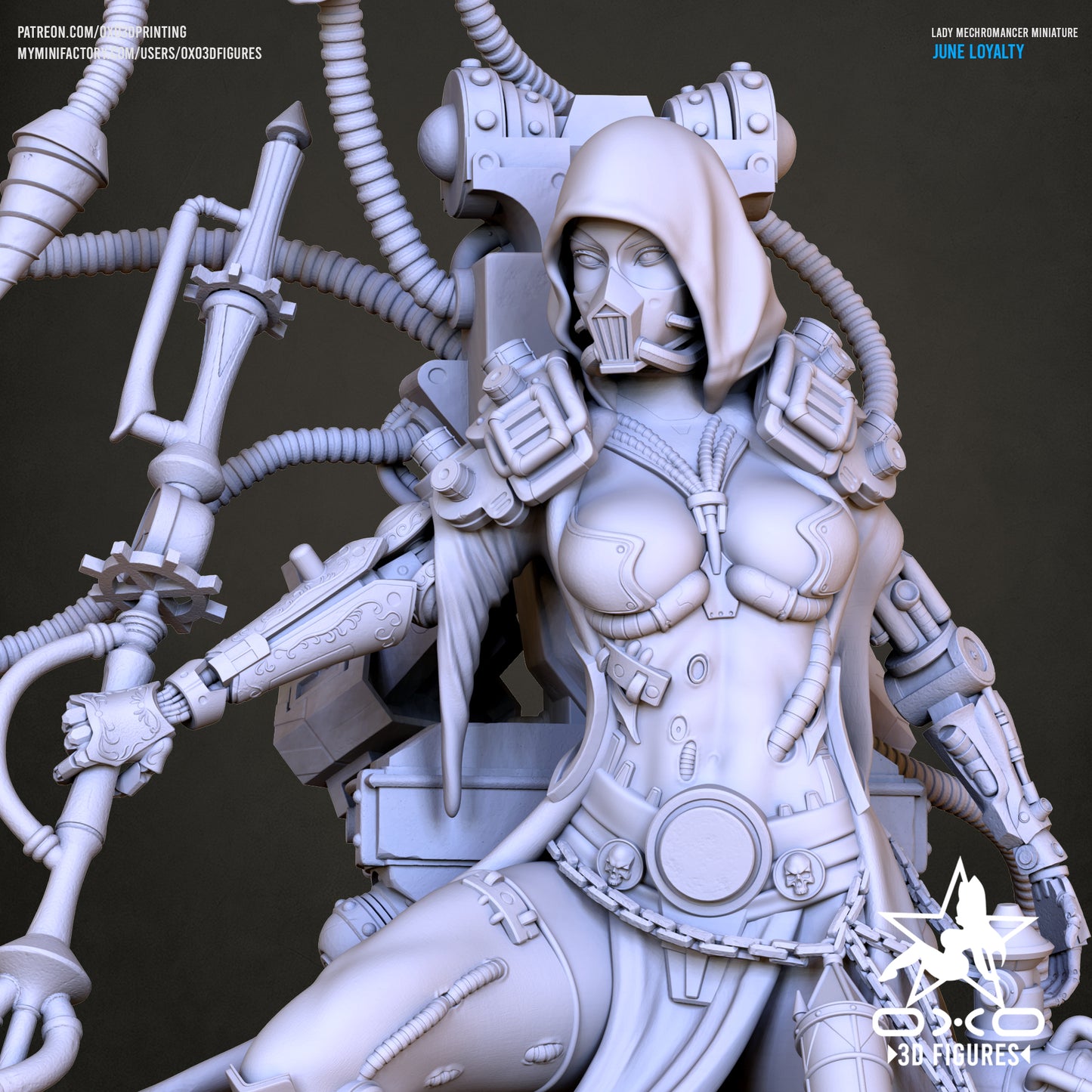 Lady Mecromancer - Lovemace - (SFW/NSFW 18+) 1:10 Scale