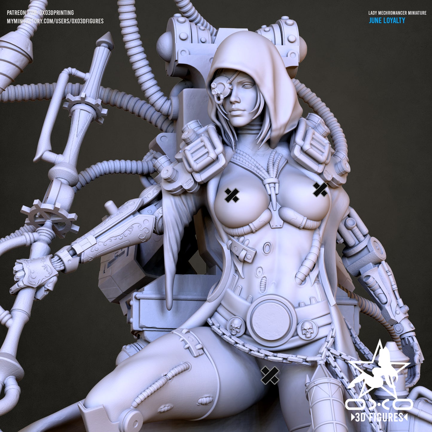 Lady Mecromancer - Lovemace - (SFW/NSFW 18+) 1:10 Scale