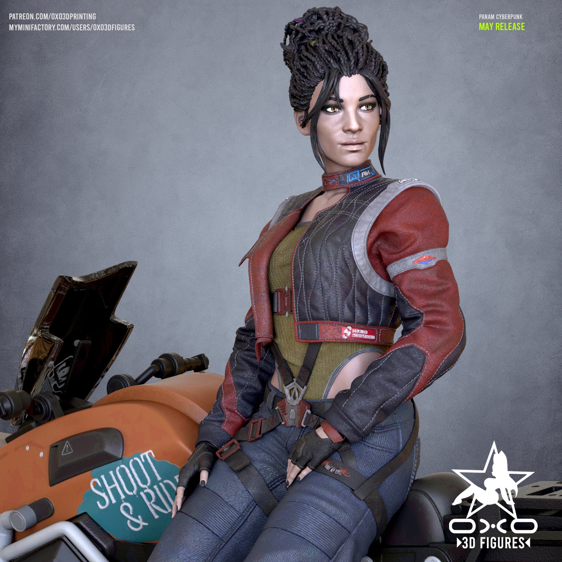 Panam Palmer - Cyberpunk 2077 (SFW/NSFW 18+ ONLY) - 1:10 Scale Dungeon Master Minis Panam Palmer - Cyberpunk 2077 (SFW/NSFW 18+ ONLY) - 1:10 Scale Dungeon Master Minis