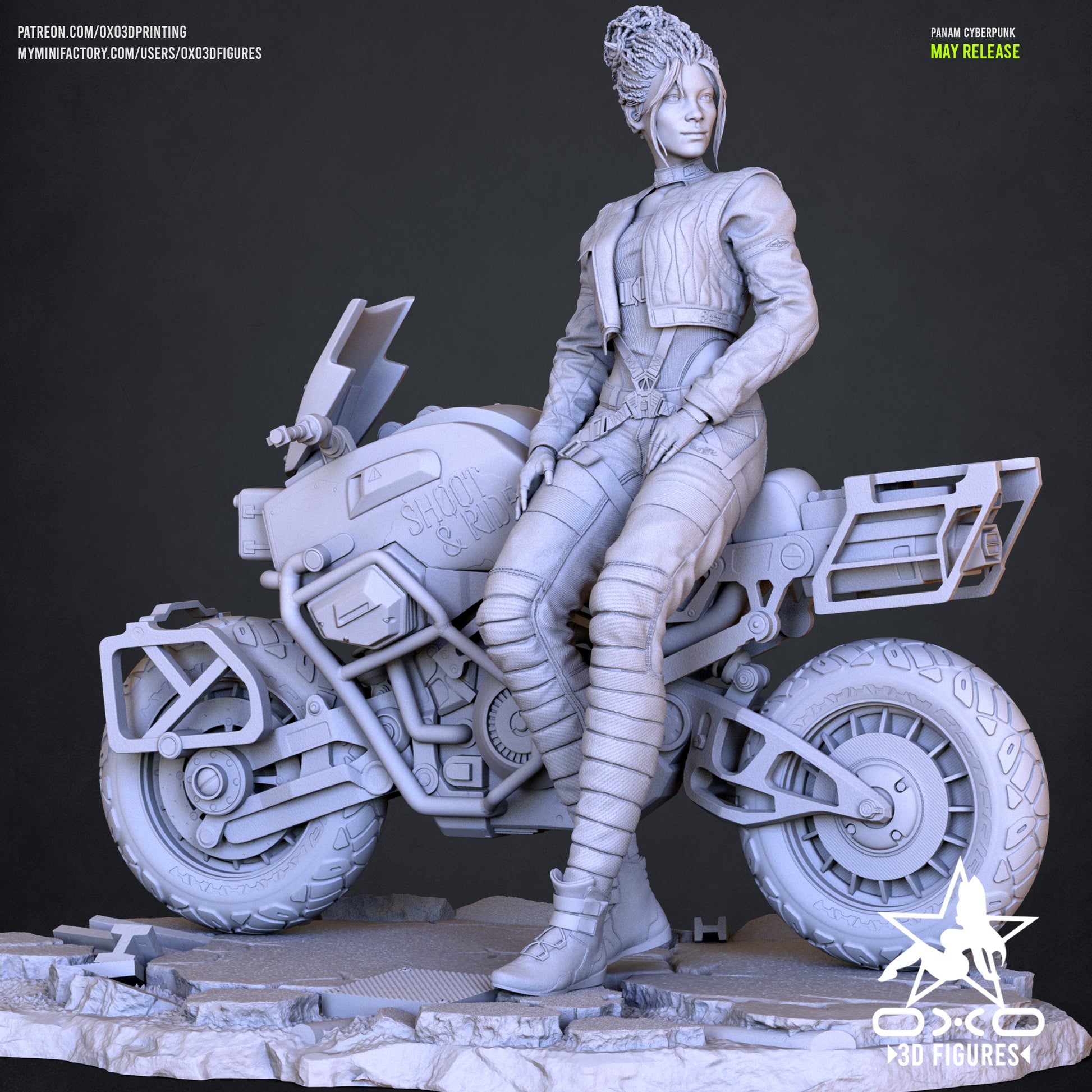Panam Palmer - Cyberpunk 2077 (SFW/NSFW 18+ ONLY) - 1:10 Scale Dungeon Master Minis Panam Palmer - Cyberpunk 2077 (SFW/NSFW 18+ ONLY) - 1:10 Scale Dungeon Master Minis