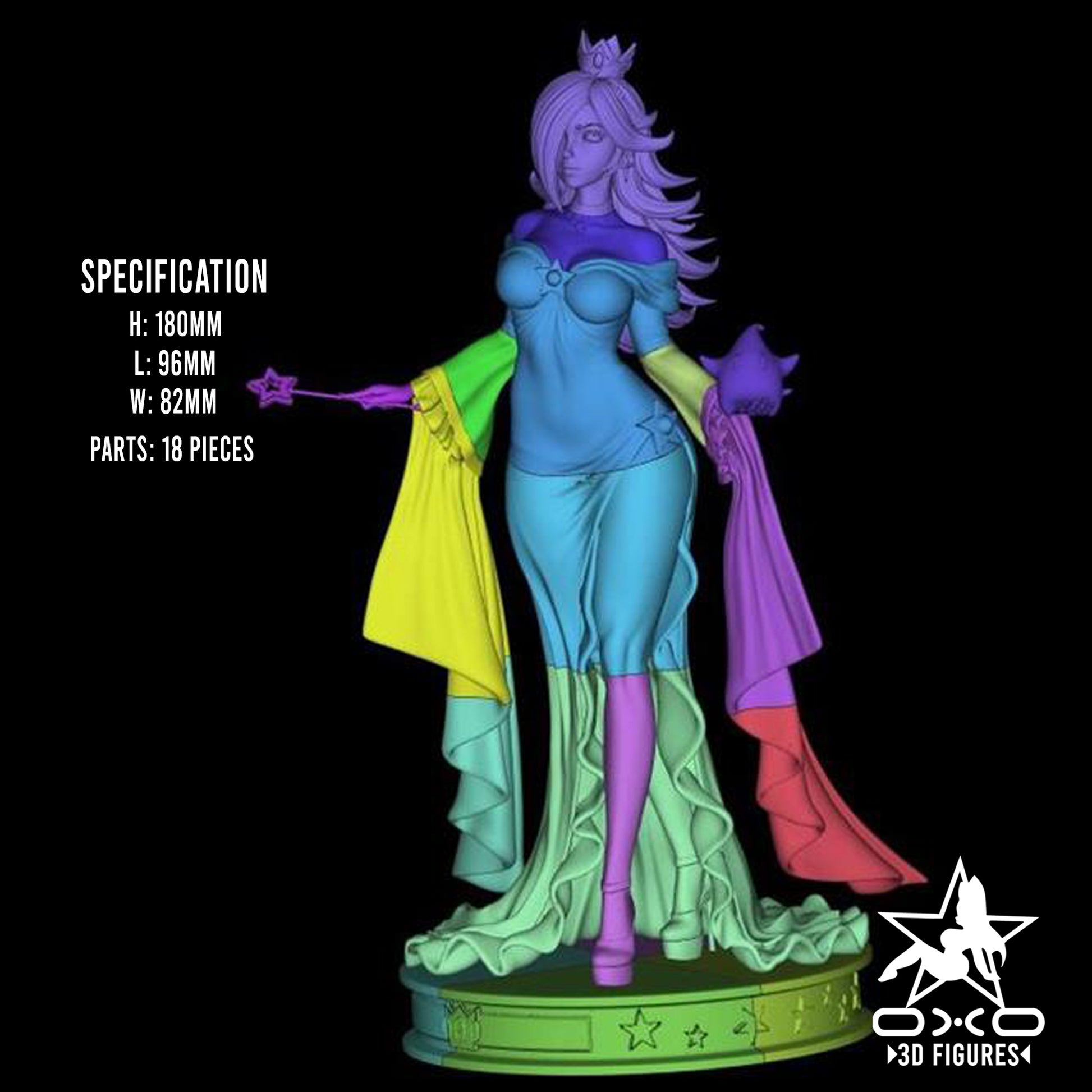 Rosalina - Super Mario (SFW/NSFW 18+) - 1:10 Scale Figure Dungeon Master Minis Rosalina - Super Mario (SFW/NSFW 18+) - 1:10 Scale Figure Dungeon Master Minis
