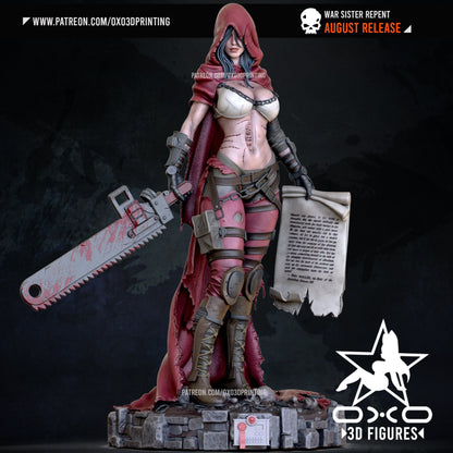 War Sister REPENT - WH40K - (SFW/NSFW 18+) 1:12 Scale