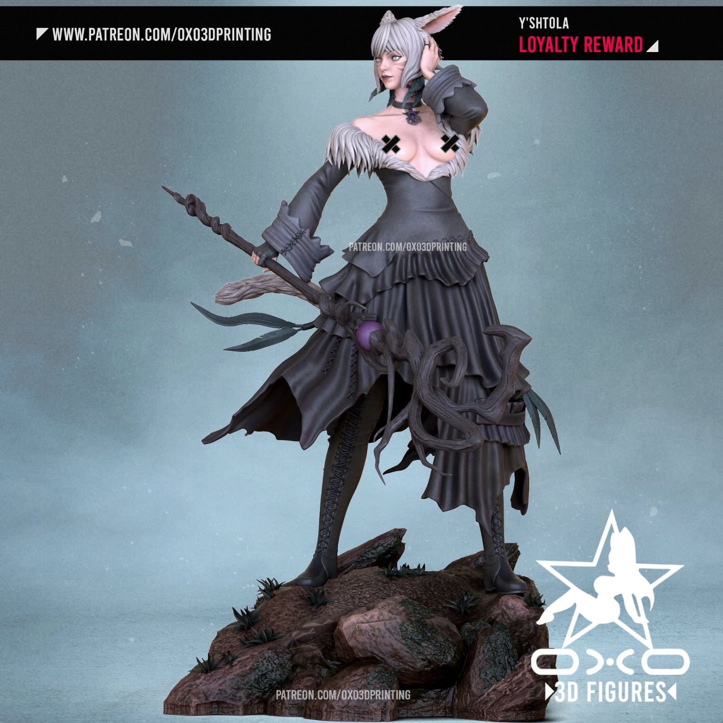 Y'shtola Rhul - Final Fantasy (18+ NSFW/SFW) - 1:10 scale Dungeon Master Minis Y'shtola Rhul - Final Fantasy (18+ NSFW/SFW) - 1:10 scale Dungeon Master Minis