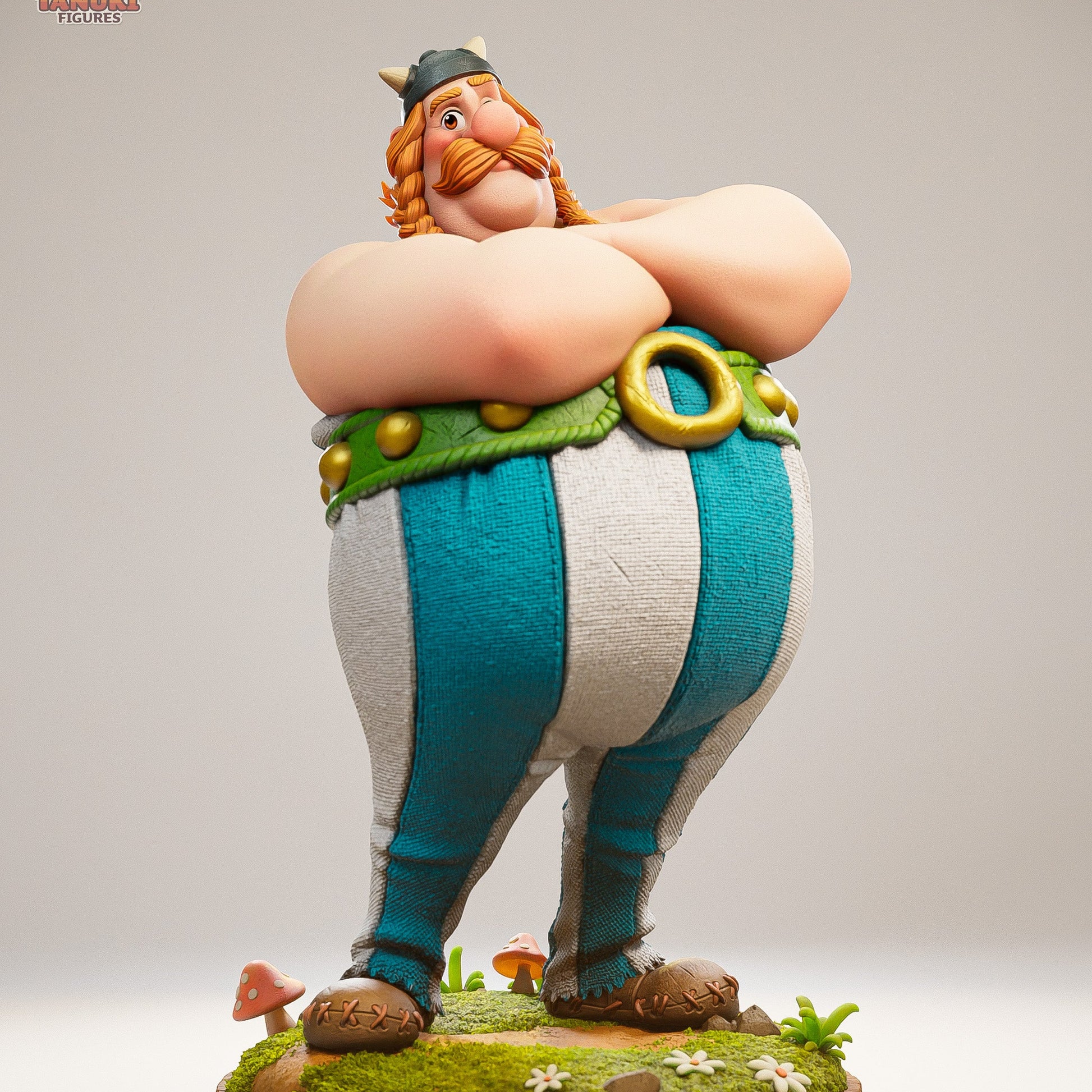 Zoomed in picture of Obelix Toon