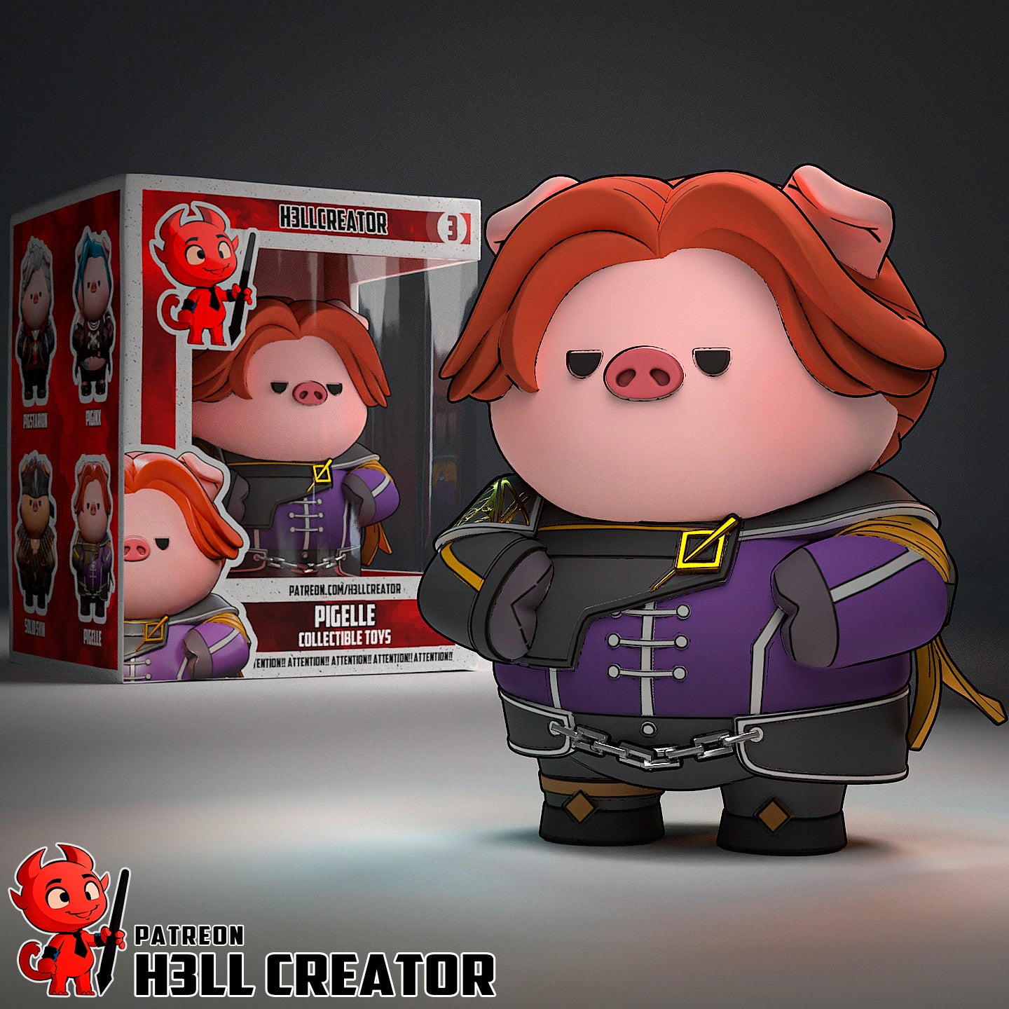 Pigelle Figurine – Expedition 33 Collectible (Maelle Pigified Edition)