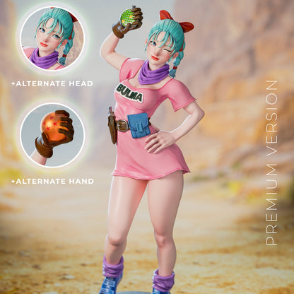 Bulma - Dragonball (SFW/NSFW 18+ Only) - 1:6 Scale Figure & Bust