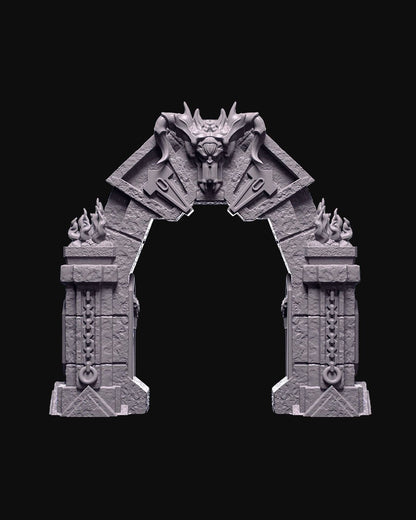 Demons of the Holy Abbey - Hellrazer - Unholy Cathedral Style Scatter & Props