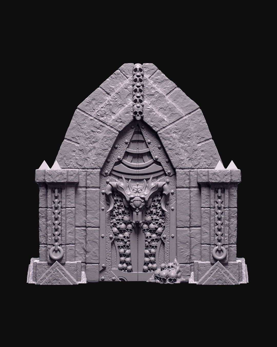 Demons of the Holy Abbey - Hellrazer - Unholy Cathedral Style Scatter & Props