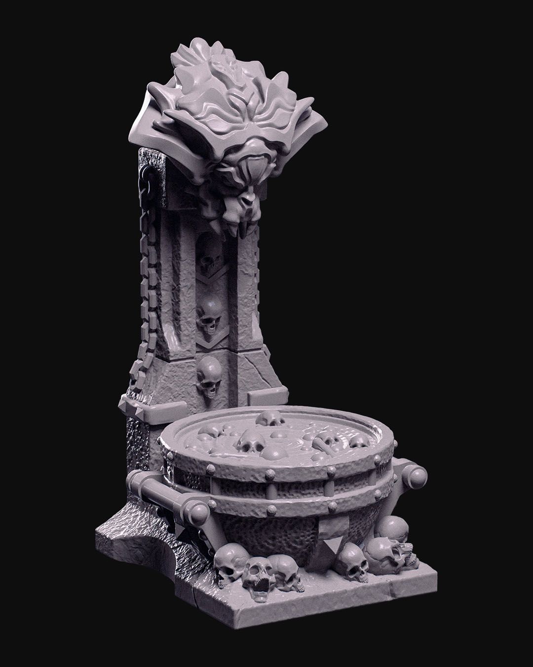 Demons of the Holy Abbey - Hellrazer - Unholy Cathedral Style Scatter & Props