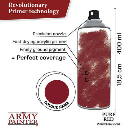 Army Painter Colour Primer: Pure Red
