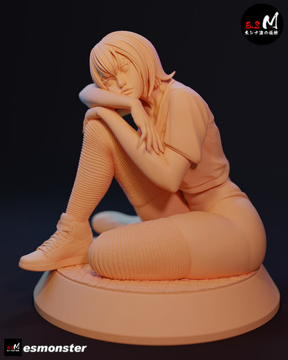 Mavis Hotel Transylvania NSFW 18 plus figure seated pose front view