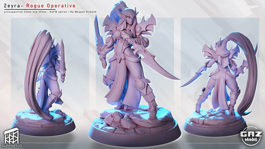 Fantasy rogue miniature scenic base with skull and rubble, Warcraft inspired assassin display base, tabletop miniature terrain