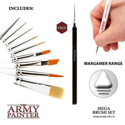 Army Painter Tools: Mega Brush Set