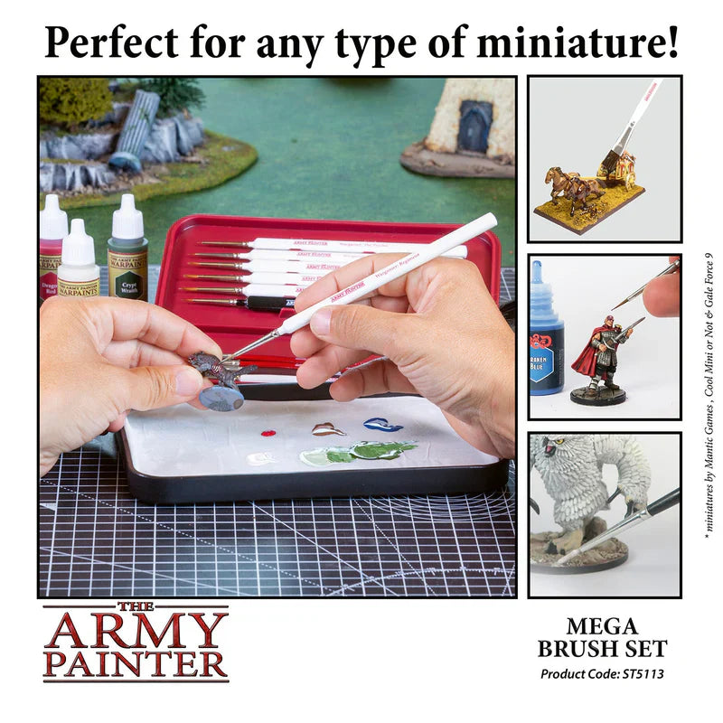Army Painter Tools: Mega Brush Set