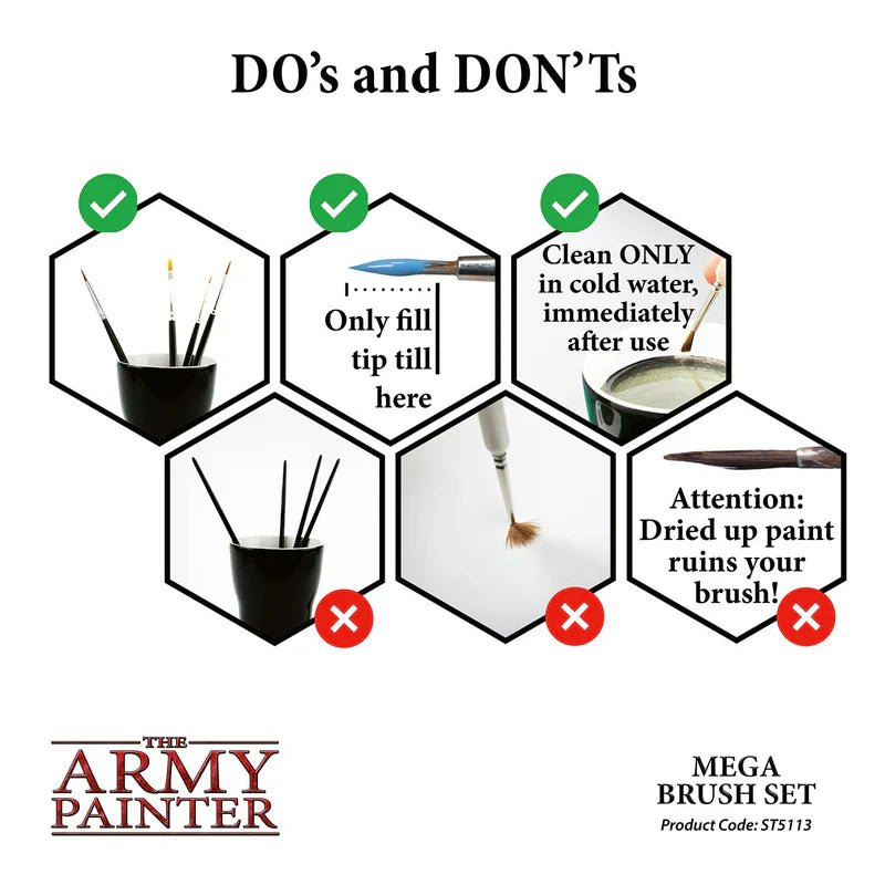 Army Painter Tools: Wargamer Brush - The Psycho 10/0