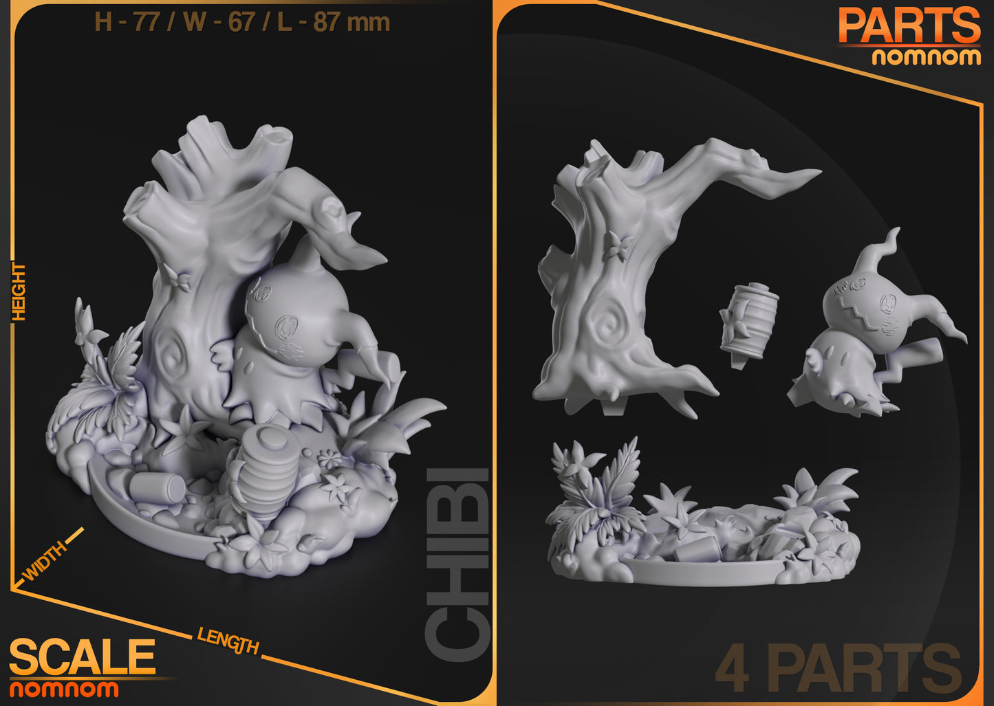 Chibi Mimikyu - Pocket Monsters