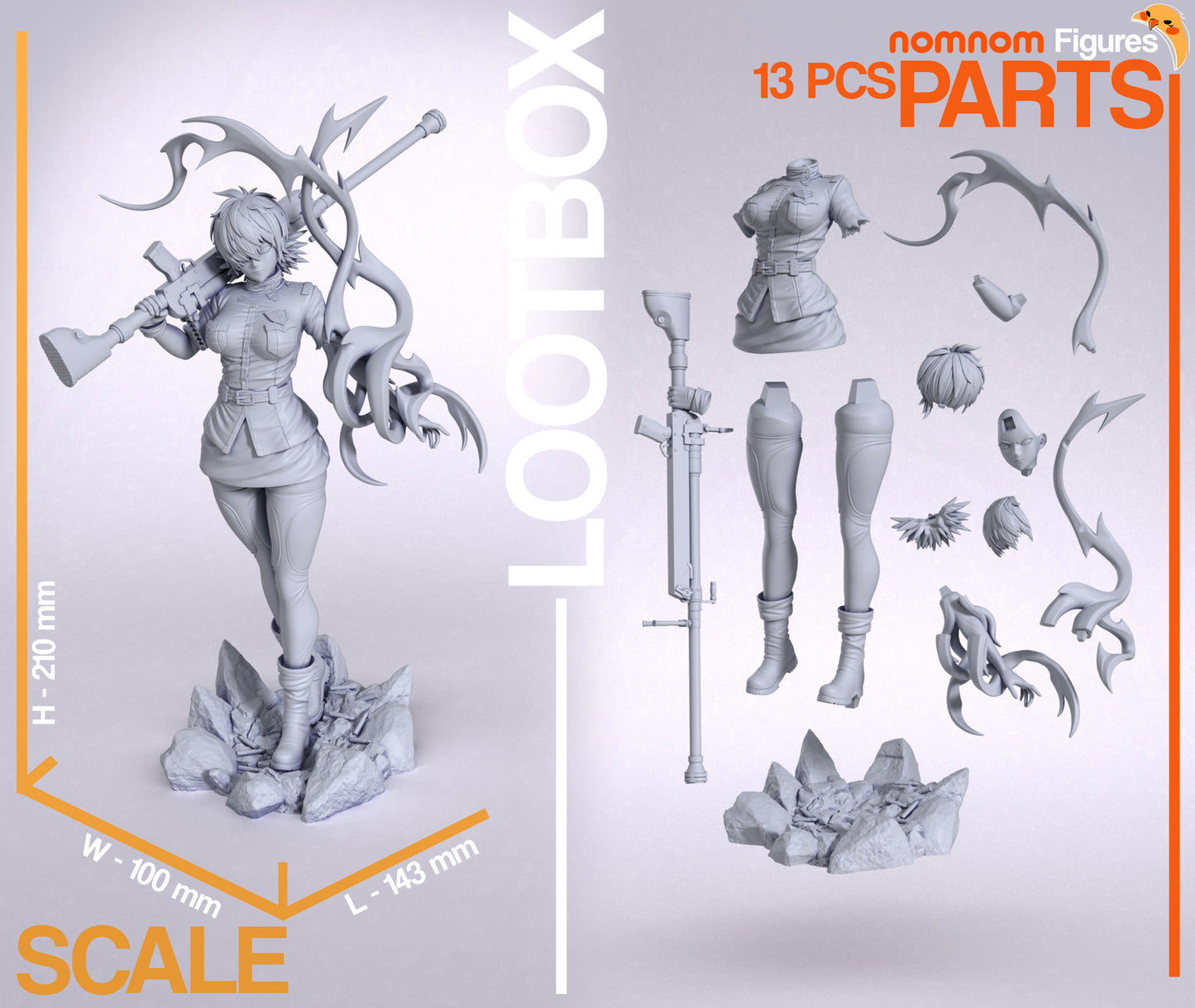 Seras Victoria - Hellsing Ultimate - 1:10 Scale Figure