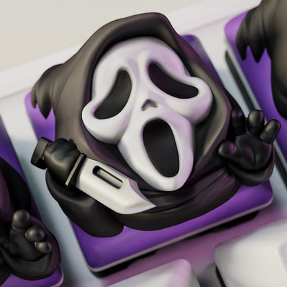 Ghostface - Halloween Style Keyboard Keycaps