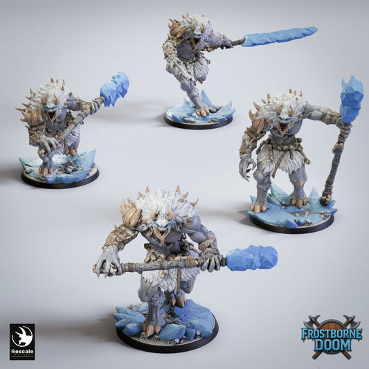Winter Shardfangs – Frostborne Doom Miniatures