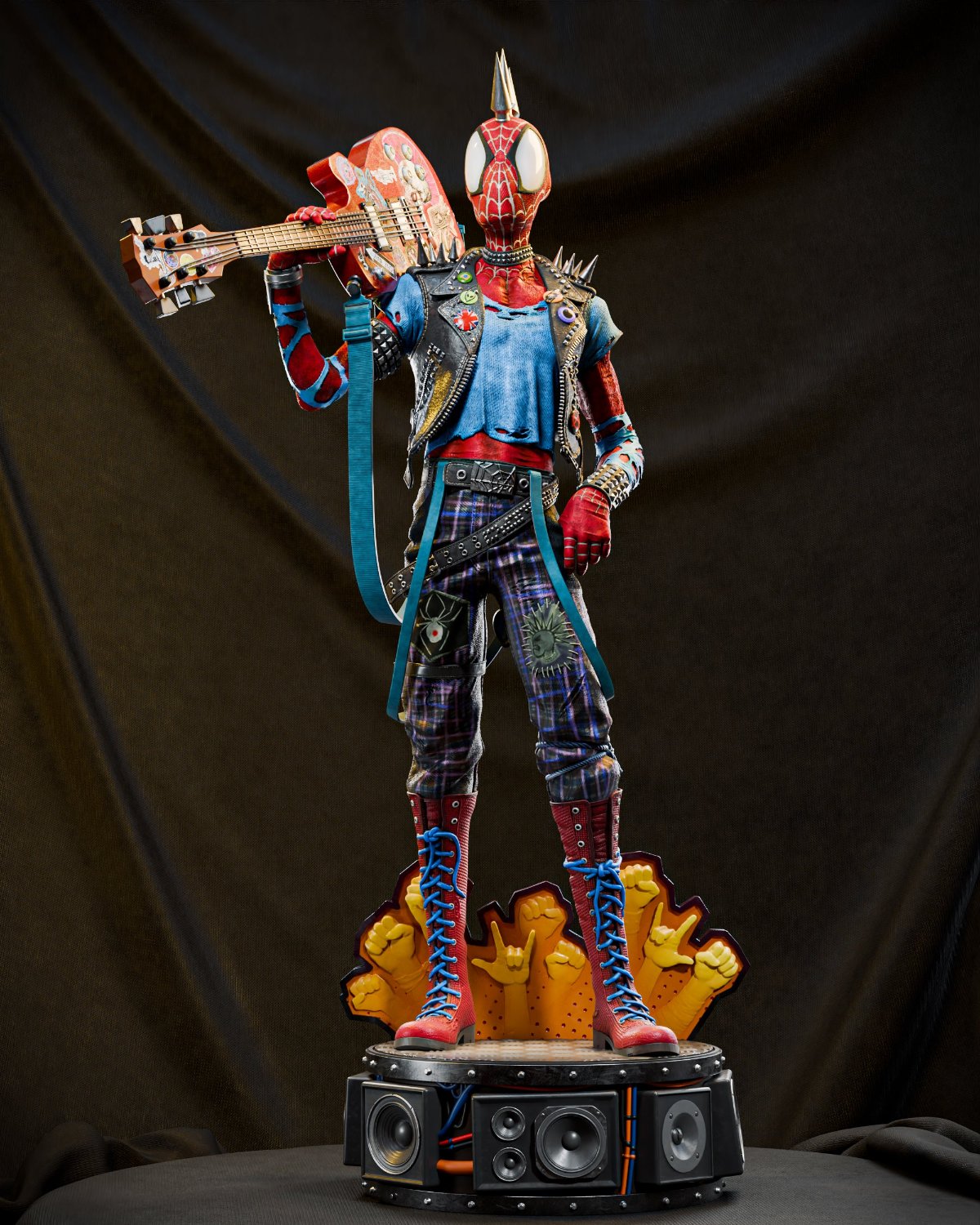 Spider Punk - (Fan Art) 1:6, 1:9, 1:12 Scale