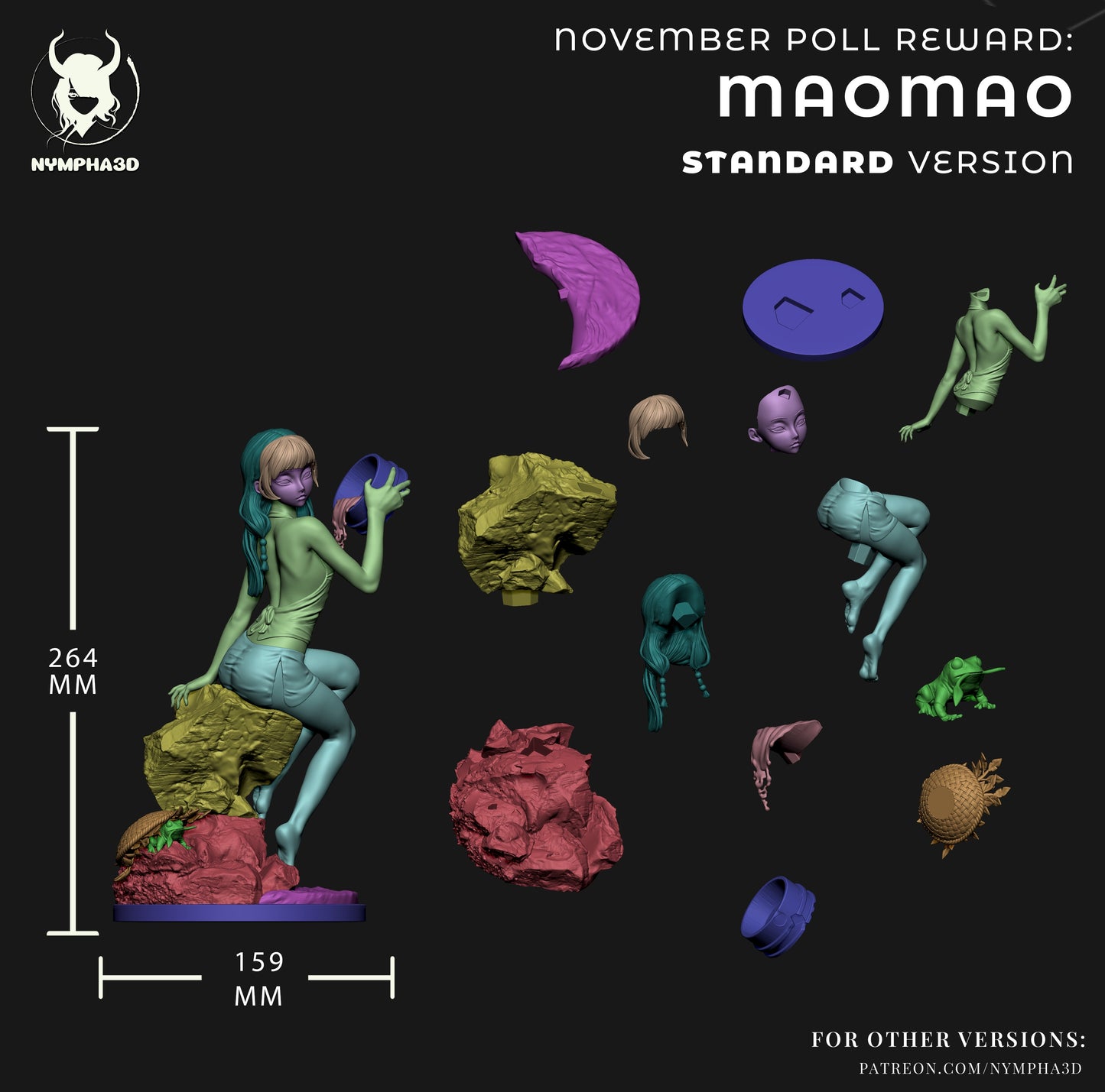 Maomao - The Apothecary Diaries / Kusuriya no Hitorigoto  (SFW/NSFW 18+ Only) - 1:6 Scale Figure & Bust