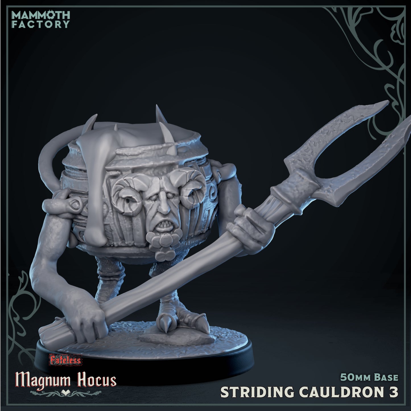 Striding Cauldrons - Fateless - Magnum Hocus - Resin Miniatures