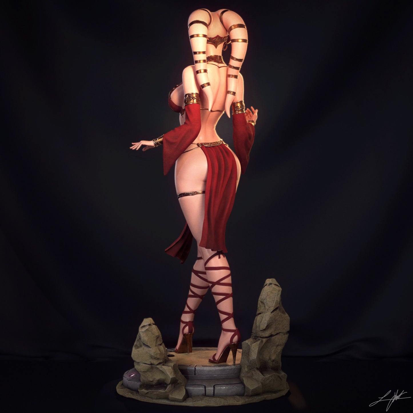 Twi'lek Hostess - SW (SFW/NSFW 18+ Only) - 1:4 Scale