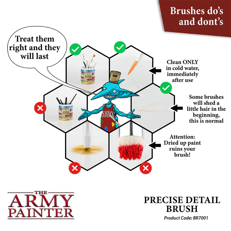 Army Painter Tools: Hobby Brush - Precise Detail