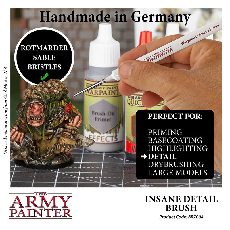 Army Painter Tools: Wargamer Brush - Insane Detail