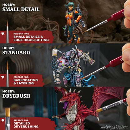 Army Painter Tools: Hobby Brush Starter Set Box