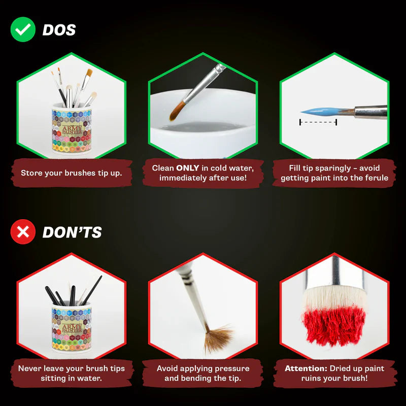 Army Painter Tools: Hobby Brush Starter Set Box