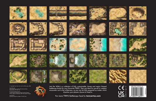 Into the Wilds Battlemap Books: Deserts & Jungles
