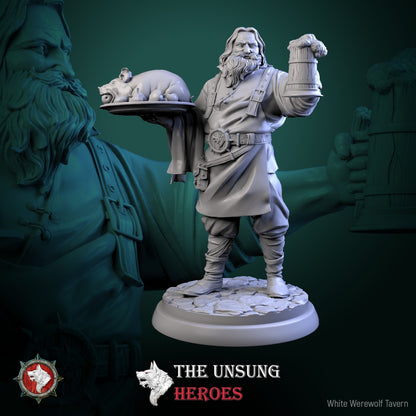 Tavernhands Miniature Set – Fantasy Innkeepers & Tavern NPCs