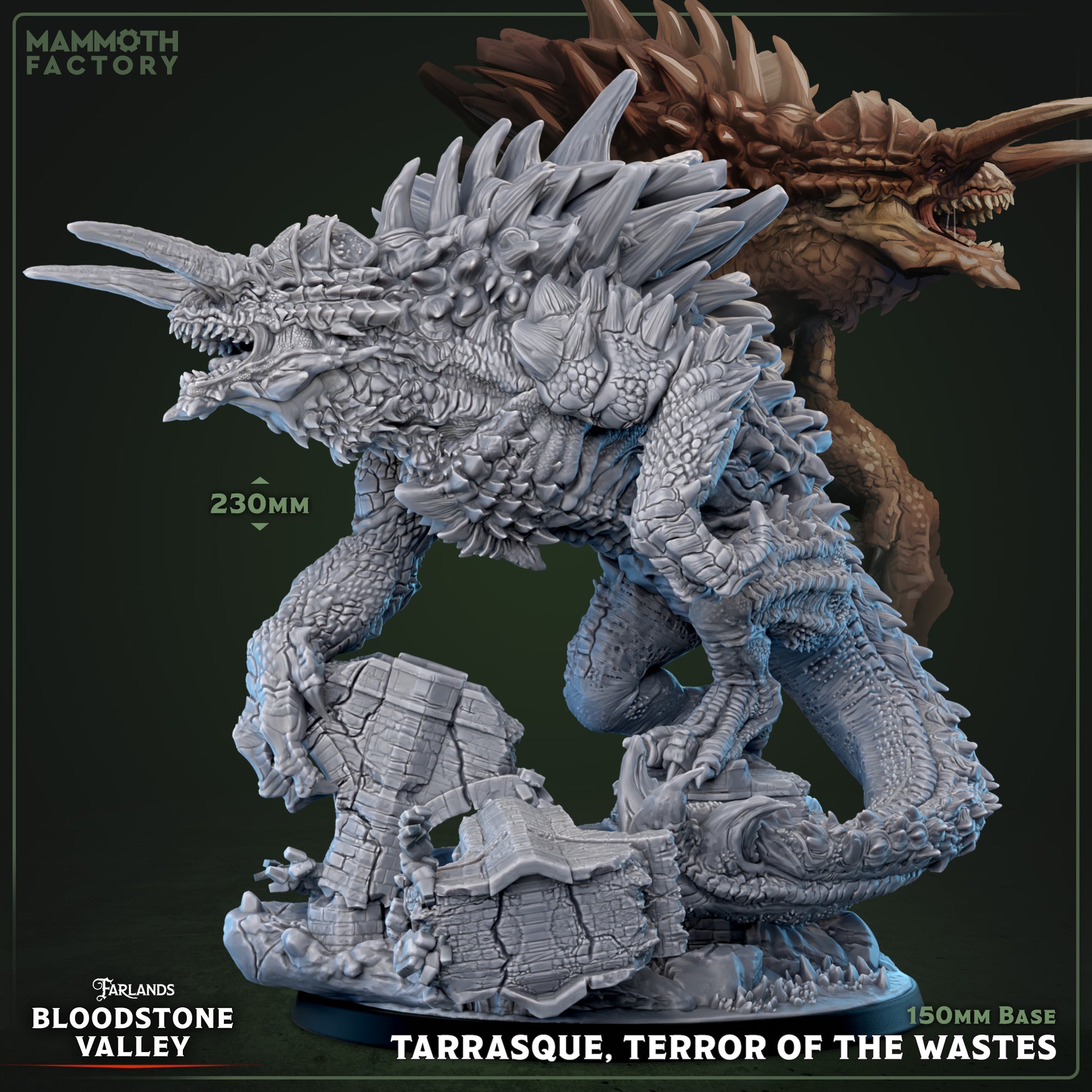 miniature monsters Tarrasque, Terror of the Wastes
