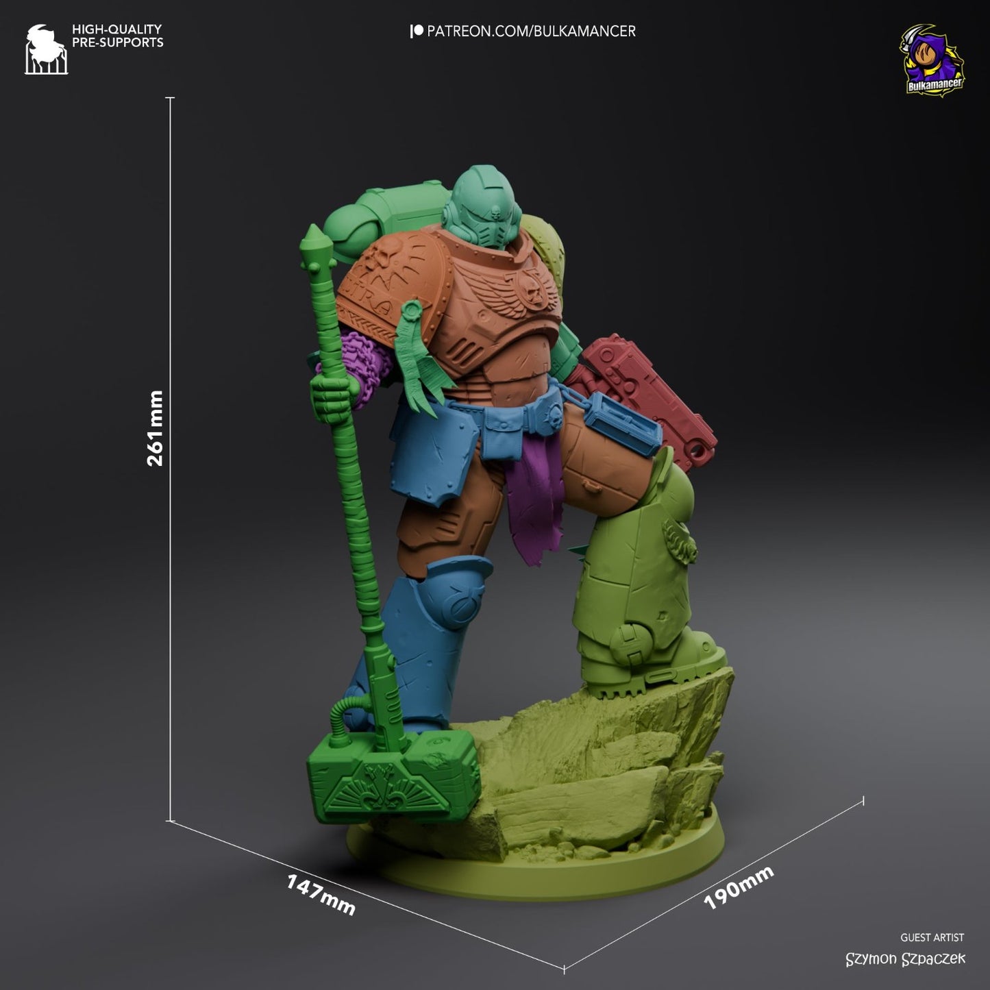 Rendered dimensions of Tacitus in his alternate base styles, showcasing display size and proportions.