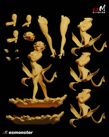 Tatsumaki garage kit parts layout modular torso head and base