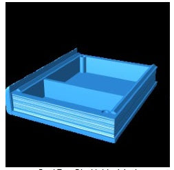 Open view of Necromancer's Tome tray with storage compartments