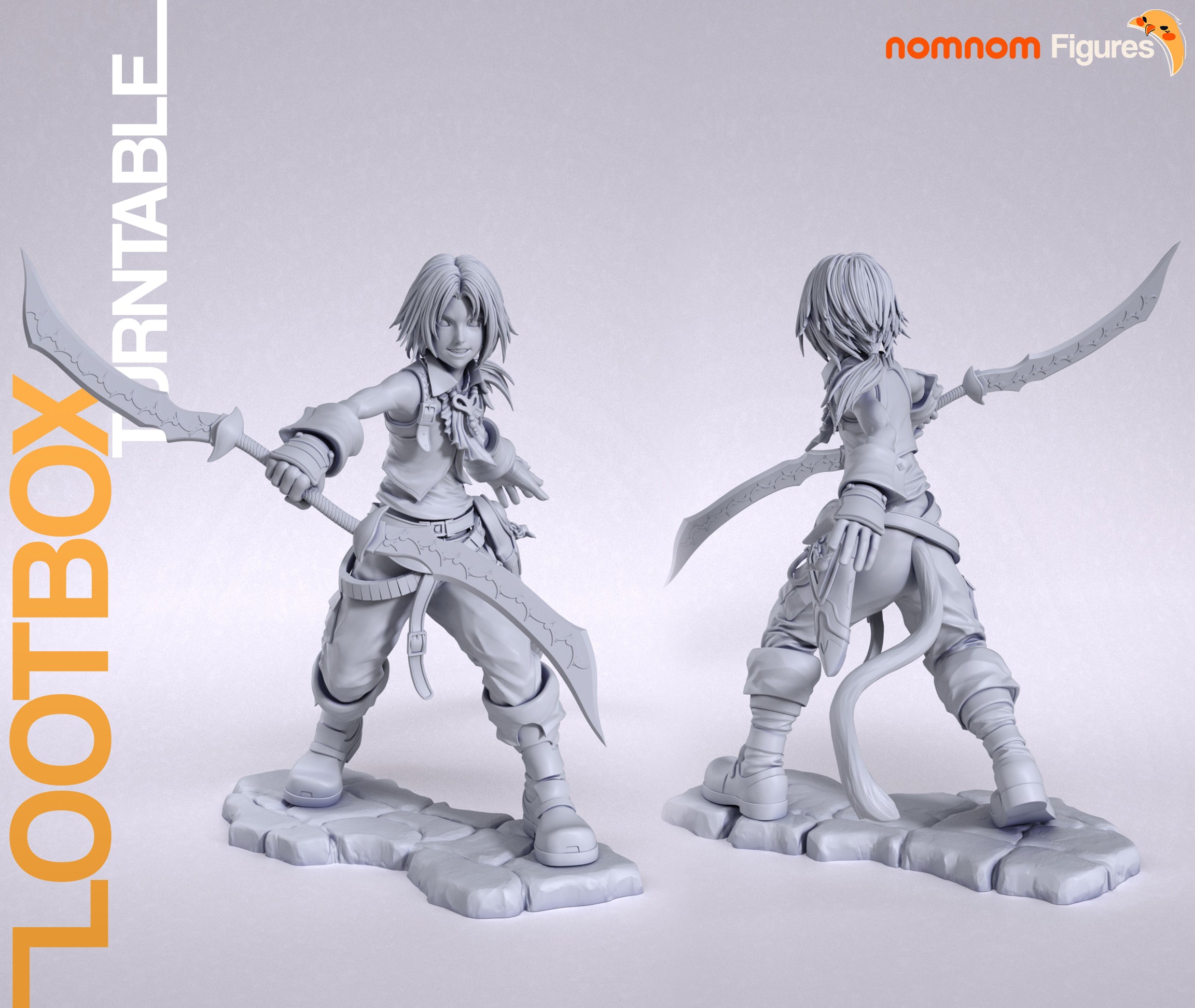 Zidane - Final Fantasy IX - 1:10 Scale – Dungeon Master Minis