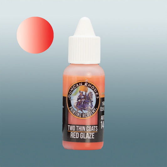 Two Thin Coats Glaze: Red Glaze