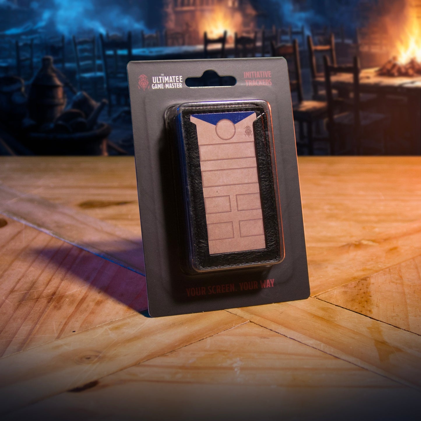 Initiative Trackers (Pack of 4) - Magnetic Turn Order Cards for D&D 5e and TTRPG Combat Management