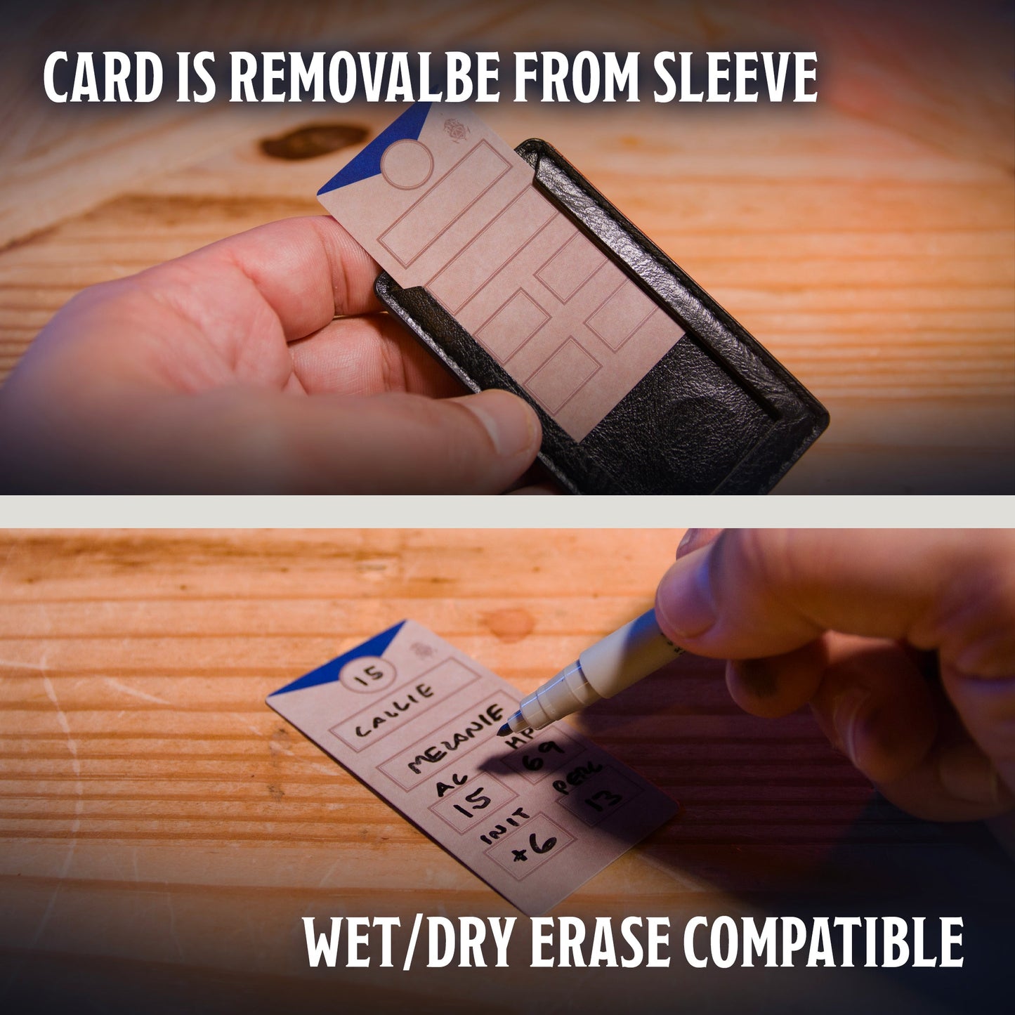 Initiative Trackers (Pack of 4) - Magnetic Turn Order Cards for D&D 5e and TTRPG Combat Management