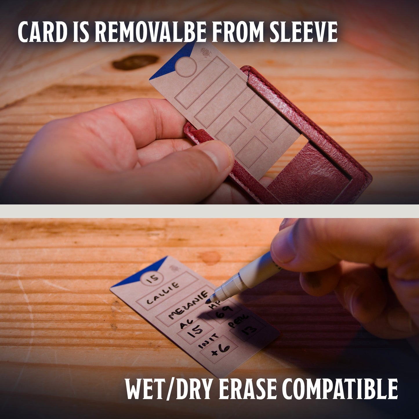 Initiative Trackers (Pack of 4) - Magnetic Turn Order Cards for D&D 5e and TTRPG Combat Management